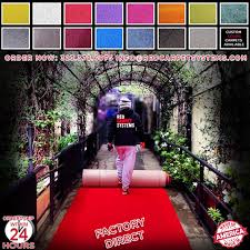 Our specialty is helping a customer bring their vision to life, without breaking the bank. Factory Direct Event Carpet Runners For Sale 24h Shipping
