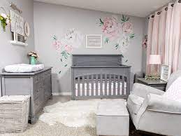 Check spelling or type a new query. Gray And Pink Floral Baby Girl Nursery With The Evolur Santa Fe
