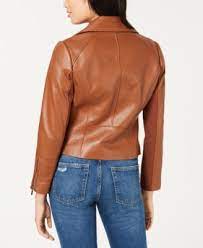 Leather Moto Jacket Created For Macy S Leather Moto Jacket Macys Fashion Blazer Jackets For Women