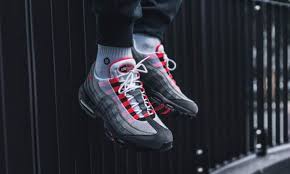 The Nike Air Max 95 Og Solar Red Are Available Now For Just 111 99 Shipping Air Max 95 Red Air Max Nike Air Max 95