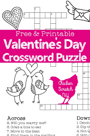 Our free printable crossword puzzles add fun & excitement to the classroom or the dinner table. Printable Valentine S Day Crossword Puzzle