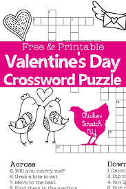Maybe you would like to learn more about one of these? Printable Valentine S Day Crossword Puzzle
