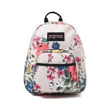 Black And White Floral Jansport Backpack Jansport Half Pint Fx Mini Backpack White Floral 17612 Jansport Mini Backpack Backpacks