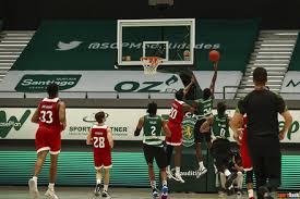 Basketball is a team sport in which two teams, most commonly of five players each, opposing one another on a rectangular court, compete with the primary objective of shooting a basketball (approximately 9.4 inches (24 cm) in diameter) through the defender's hoop (a basket 18 inches (46 cm) in diameter mounted 10 feet (3.048 m) high to a backboard at each end of the court) while preventing the. Sporting X Benfica Liga Placard Basquetebol 2020 21 Campeonato Jornada 10 Photos Playmakerstats Com