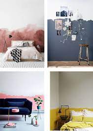 Revamping Your Home Six Cool Wall Painting Ideas That Will Turn Your Walls Into Art Half Painted Walls Bedroom Interior Home Decor