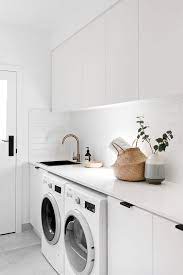 Interior Design The New White Laundry Rooms Modern Laundry Rooms Laundry Decor