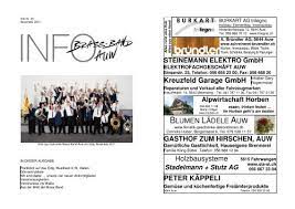 Christa markwalder (fdp), alfred heer (svp) und patrik müller. Infoheft Nr 45 Musikgesellschaft Brass Band Auw