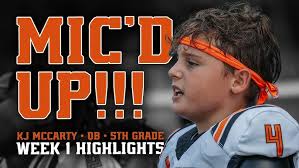 5th Grade QB Mic'd Up!!! • KJ McCarty