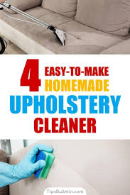 4 Homemade Upholstery Cleaner How To Clean Upholstery Homemade Upholstery Cleaner Cleaning Upholstery Upholstery Cleaner
