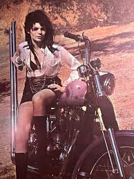 1970s Hot Biker Chick on a Chopper Hippie Sexual Revolution Feminism Poster  RARE | eBay
