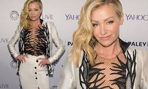 Portia de Rossi wows in nude top as she joins the cast of Scandal in NYC |  Daily Mail Online