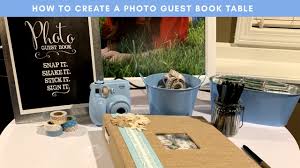 Mini scrapbook album, photo album with black pages, travel scrapbook album, instax guest book, mini photo album, desk album 4.6 out of 5 stars 21 $19.50 $ 19. How To Create A Photo Guest Book Station My Inspiration Corner