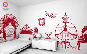 Girl's room giant wall mural photo wallpaper 368x254cm palace disney garden. Princess Wall Decals For Girl S Room Wall Decor