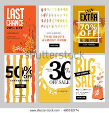 Social Media Sale Banners And Ads Web Template Set Vector Illustrations Of Season Online Shopping Website And Mobile W Sale Banner Banner Ads Coupon Template