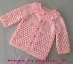 Hanife Adli Kullanicinin Kiz Cocuk Orgu Hirka Ve Yelek Modelleri Panosundaki Pin Baby Knitting Patterns Orgu Bebek Yelek