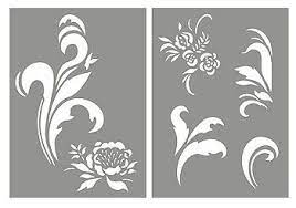 damask acanthus swirls stencil damask stencils damask stencil acanthus stencils