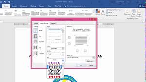 Membuat Bingkai Pada Microsoft Word 2016 Youtube