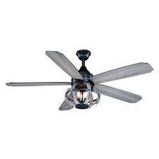 You can buy a ceiling fan without any lights, but you can buy it later and mount it on the fan. Patriot Lighting Elegant Home Nixie 52 New Bronze Distressed Wood Indoor Ceiling Fan At Menards