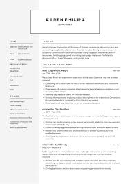 Copywriter Resume Writing Guide 18 Templates 2020 Pdf