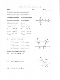 Angles In Transversal Worksheet Answers 5 In 2020 Worksheets Answers Factoring Quadratics