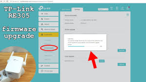 Tp Link Re305 Wi Fi Extender Firmware Upgrade Youtube