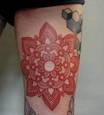 28 Red Tattoo Designs Tattoos Mob Red Ink Tattoos Red Tattoos Tattoos