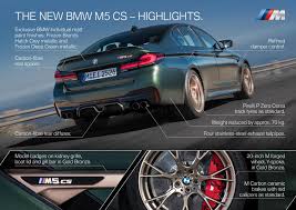 Also add what size would be. Bmw M5 Cs Top 10 Things To Know