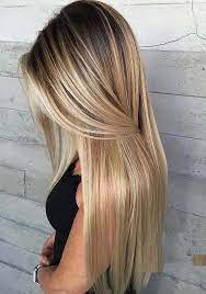 The mix of brown and blond and timeless. 20 Beautiful Blonde Hair Color Trends With Dark Roots In 2018 Explore Here The Most Stunning Ideas Of Blonde Hai Hair Styles Balayage Hair Hair Color Balayage