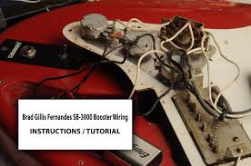 This pictorial diagram shows us the. Brad Gillis Fernandes Wiring Diagram And Sb 3000 Booster Installation Instructions Tutorial Axn Guitar Boutique