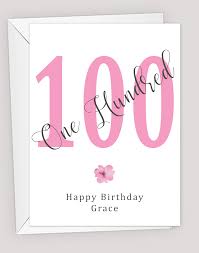 Sure my aunt will love it. 100th Birthday Card Words With Love