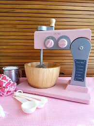 toy mixer pro chef by pottery barn pink