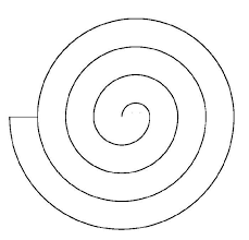 Die spirale einfach als bild ausmalen. Spiral Snowman Template Bonhommedeneige Spiral Snowman Template Noel Elisleri Yaratici Kardan Adam