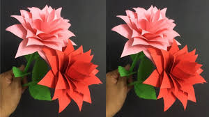 Try to roll the strips as close as you can in the center. How To Make Rose Paper Flower Making Paper Flowers Step By Step Diy Paper Crafts