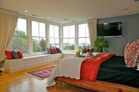 Large Windows Facing In Master Bedroom Ideas Comfortable Bedroom Tiny Bedroom Design Bedroom Design
