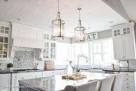 Thinking of hanging a pendant above your kitchen island bench? How To Figure Spacing For Island Pendants Style House Interiors