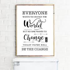 Black White Prints For Bathroom Funny Bathroom Sign Prints Wall Art Canvas Painting Bathroom Quote Black White Wall Picture Poster Bathroom Toilet Wall Decor Funny Bathroom Signs Bathroom Signs Wall Art Canvas Painting