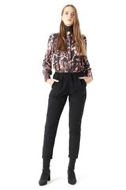 Beli Lastikli Duble Paca Pantolon Siyah Ust Giyim Giyim Kadin