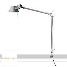 Artemide reading lamp tolomeo lettura basculante silver/natural. Artemide Tolomeo Classic Table Lamp With In Set Pivot Stardust