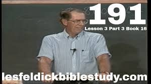 Each of them uses a chalkboard to teach. Book 16 Les Feldick Bible Study