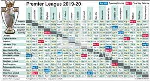 View Premier League Table 2020 Png In 2021 Premier League Fixtures Premier League English Premier League