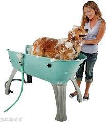 Portable Elevated Dog Bath Outdoor Pet Bathing Washer Grooming Station Indoor Dog Bathing Station Dog Bath Dog Grooming Tubs