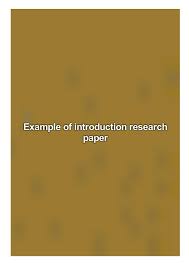 Review a death penalty research paper introduction paying special attention to the. Example Of Introduction Research Paper By White Kim Issuu