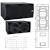 Dual 18 Inch Empty Subwoofer Cabinet