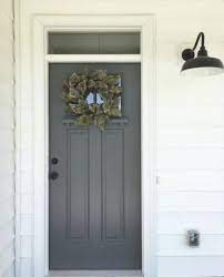 It's something that you have to this color is simply perfect and goes with every style. 30 Ideas For Farmhouse Front Door Colors Sherwin Williams Painted Front Doors Green Front Doors Gray Front Door Colors