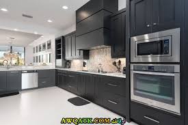 مطابخ فلل حديثة سعودية مفتوحة مودرن كبيرة وصغيرة