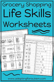 These Life Skills Worksheets Are Perfect For Independent Work Stations In Special Education Clas Life Skills Classroom Teaching Life Skills Life Skills Lessons