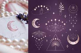 Download Divine Beauty Pre Made Logo Designs Esoteric Mystic Symbols Tattoo By O L Y A Thehungryjpeg Com
