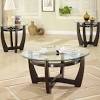 A small set that packs a big punch of style, the east west furniture dublin 3 piece drop leaf round dining table set with antique wooden seat chairs is the perfect way to finish off your dining space. 1