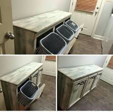 This Looks So Much Better Than Hampers Sitting Around Laundry Room Tables Laundry Room Storage Laundry Basket Storage