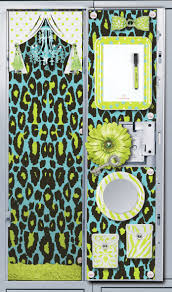 Locker Decoration Love The Animal Print And Colors Cute Locker Decorations Locker Decorations School Lockers